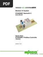 Wago 750-841 Ethernet Fieldbus Quick Start