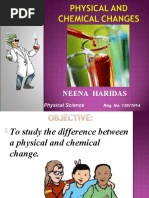 Neena Haridas: Physical Science