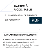 3.0 Periodic Table