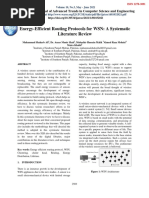 Energy-Efficient Routing Protocols For WSN: A Systematic Literature Review