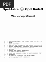 185 Opel Astra F Factory Service Manual 1991 To 1998