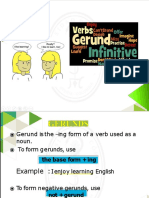 Gerunds and Infinitives