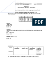 Measure of Central Tendency