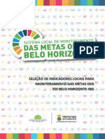 Seleção de Indicadores Locais para Monitoramento Das Metas Ods em Belo Horizonte MG