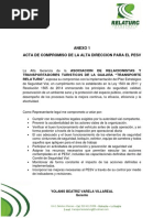 Anexo 1 Compromiso de La Alta Direccion