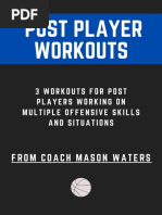 Post Player Workouts: From Coach Mason Waters