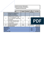 Presupuesto Escalera y Baranda