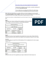 How To Do Costing