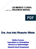 Abordaje Medico y Legal Violencia Sexual