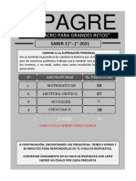 1° Simulacro Saber 11-2021