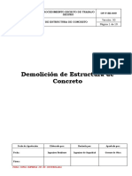 OP-PETS-SE-009-Demolicion de Estructura