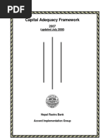 Capital Adequacy Framework: (Updated July 2008)