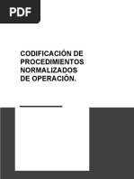 Codificación de PNO