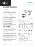 Dpa422-426 Dpa-Switch Family: Highly Integrated DC-DC Converter Ics For Power Over Ethernet & Telecom Applications