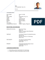 Sample Curriculum Vitae