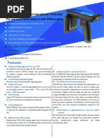 Industrial Handheld Terminal: Features