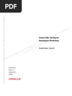 to use this Student Guideฺ: Oracle SQL Tuning for Developers Workshop