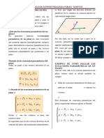 Ecuaciones Paramétricas en El Plano