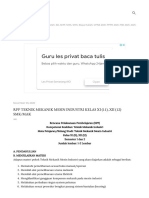 RPP Teknik Mekanik Mesin Industri Kelas XI (11), XII (12) SMKMAK