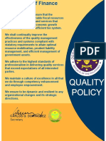 DOF Quality Policy 2018