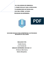 Nociones Basicas para Interpretar Los Procesos Bioquimicos Celulares