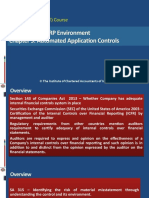 Auditing in An ERP Environment Chapter 3: Automated Application Controls