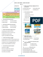 İngilizce 6. Sinif 9.ünite - Saving The Planet Test - 2: Deforestation Flood