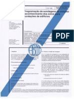 NBR 8036 - Programação de Sondagens de Simples Reconhecimento Dos Solos para Fundação de Edifícios