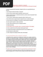 Biologia Celular Questionário Com Algumas Respostas