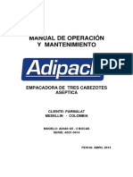 Manual Operacion Y Mantenimiento AS31-0414 - ADIPACK