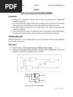 Low-Voltage Low-Power Adders: Unit-Iv