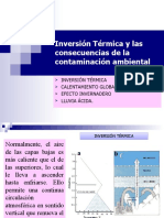 Inversion Termica y Contaminación