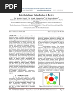 Interdisciplinary Orthodontics - A Review