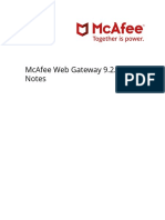 Mcafee Web Gateway 9.2.X Release Notes