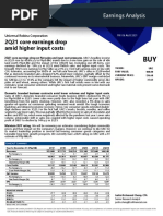 2Q21 Core Earnings Drop Amid Higher Input Costs: Universal Robina Corporation