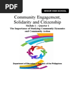 Community Engagement, Solidarity and Citizenship