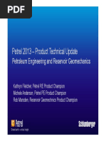 Petrel 2013 - Product Technical Update: Petroleum Engineering and Reservoir Geomechanics