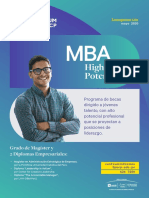 Brochure Mba High Potential