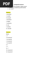 L8 - Worksheet - Paragraph Structure 1