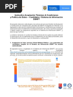 Instructivo Aceptación Términos & Condiciones