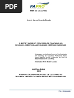 Tcc-A Importância Do Processo de Coaching No Desenvolvimento Das Pequenas e Médias Empresas