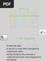 Ifrs 13: Fair Value Measurement