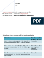 Income From Salaries: (Sections 15 To 17)