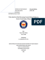 REVIEW JURNAL KEDOKTERAN OKUPASI - Work-Related Low Back Pain Among Garment Industry Workers in Eastern Oromia Region, Ethiopia