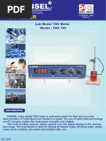 Lab Model TDS Meter Model: TDS 100