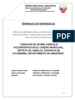 Terminos de Referencia Complejo Polideportivo