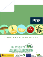 Libro Recetas Badajoz