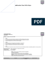 Planificación Clase 28 de Mayo: Colegio Gabriela Mistral Av. Santos Vargas N°242 - Quellón - Chiloé Departamento PIE