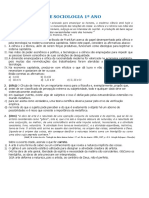 Revisão de Sociologia 1º Ano Tipos de Conhecimento