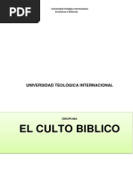 El Culto Bíblico-Uti